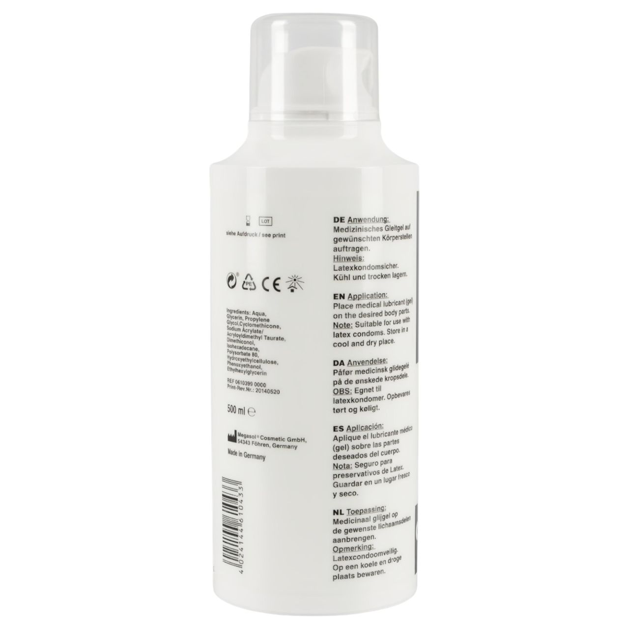 Fisting (öklöző) síkosító (500 ml)
