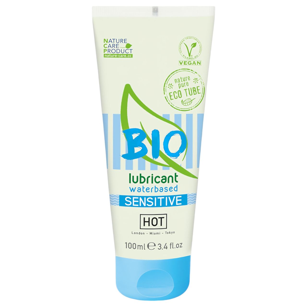 HOT Bio Sensitive - vegán vízbázisú síkosító (100 ml) HOT Bio Sensitive - vegán vízbázisú síkosító (100 ml)