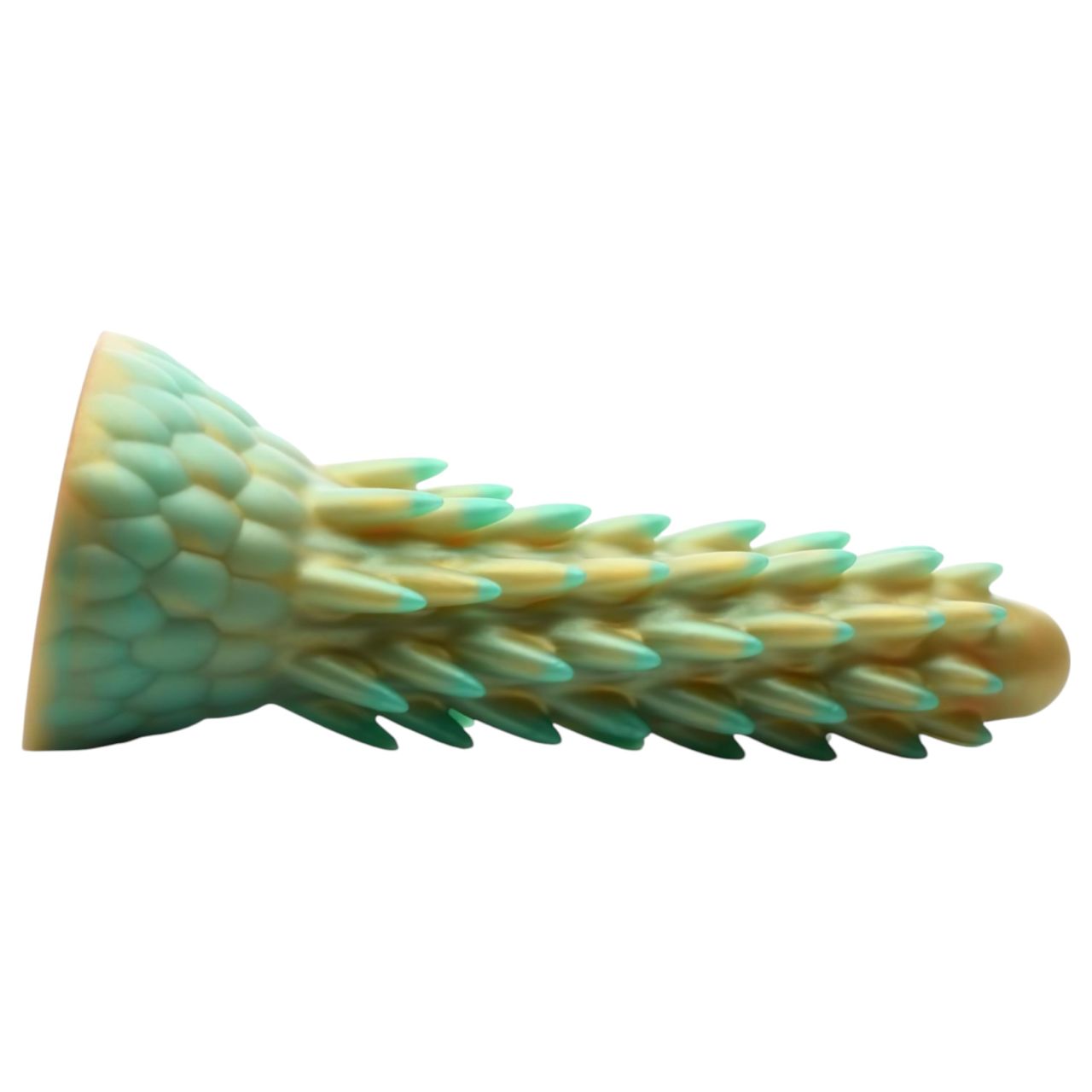 Creature Cocks Stegosaurus - szilikon dildó - 20 cm (zöld)