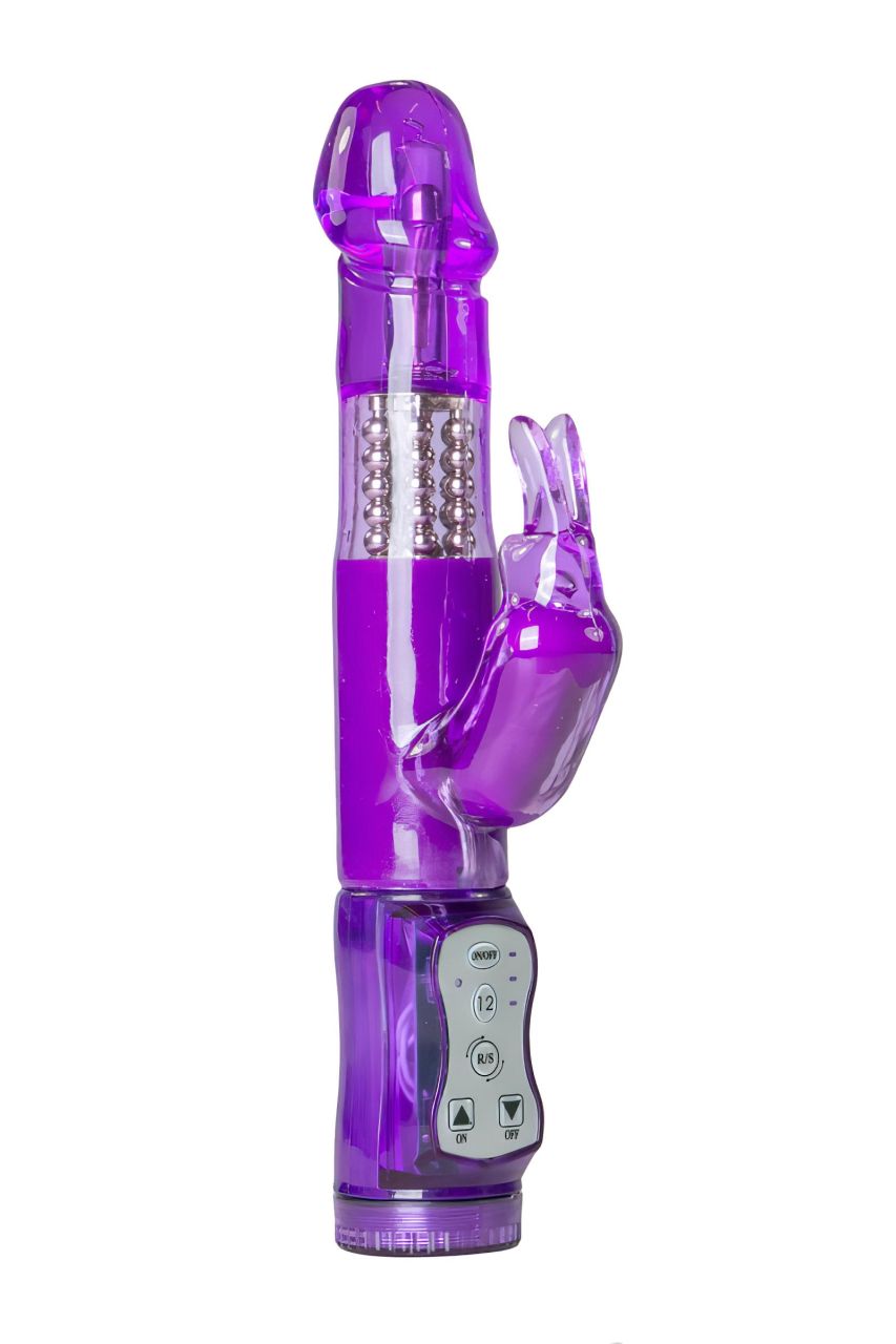 EasyToys Rabbit - forgó gyöngyös, csiklókaros vibrátor (lila) EasyToys Rabbit - forgó gyöngyös, csiklókaros vibrátor (lila)