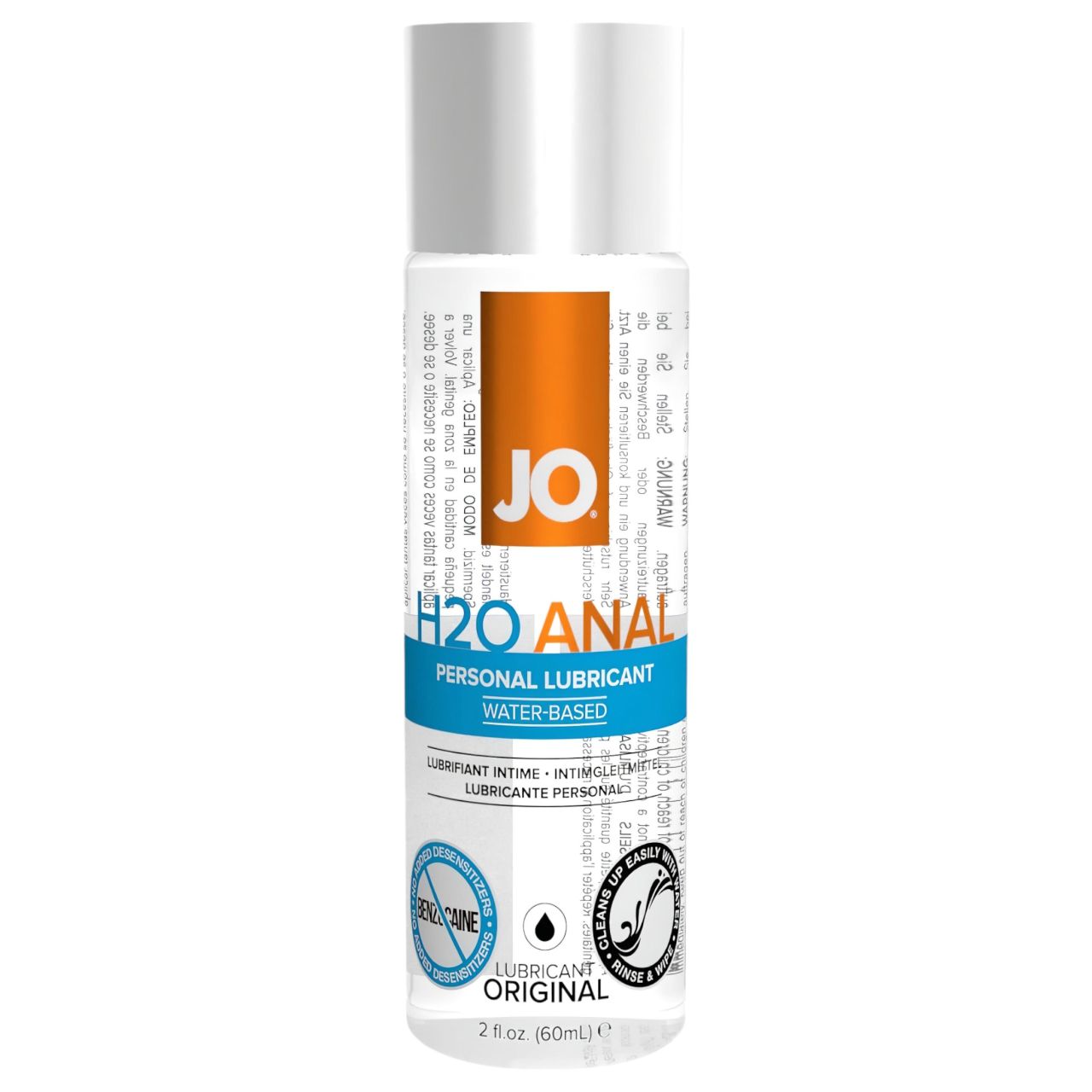 System JO - H2O Anal Original - vízbázisú anál síkosító (60 ml) System JO - H2O Anal Original - vízbázisú anál síkosító (60 ml)