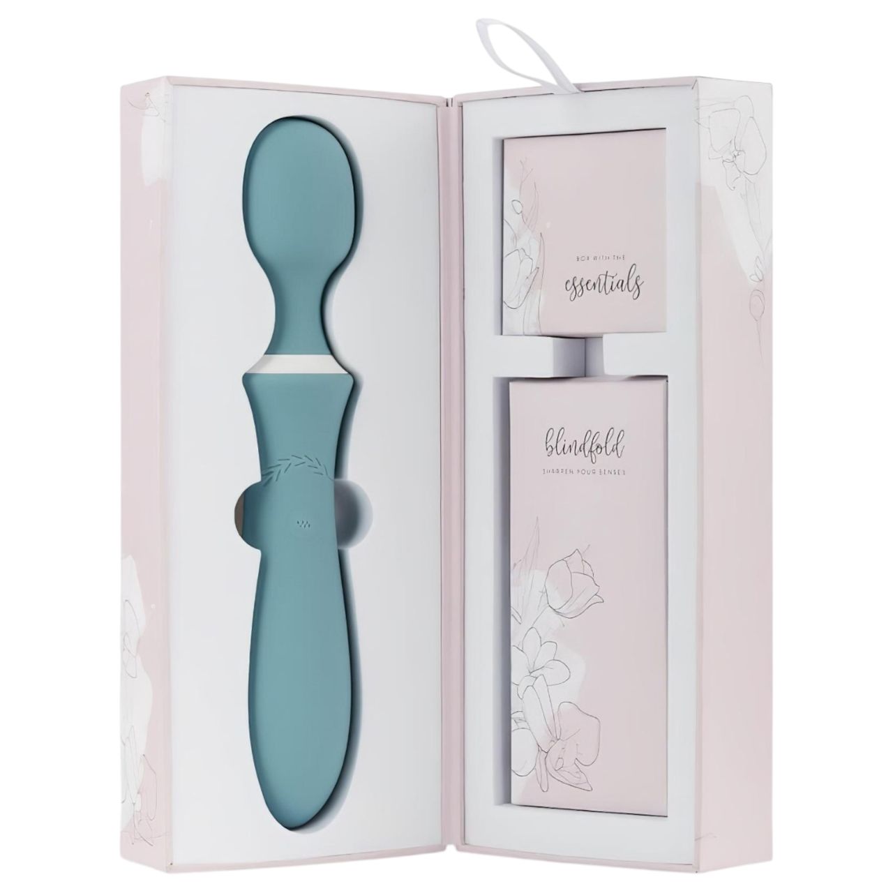 Bloom Orchid Wand - akkus, masszírozó vibrátor (türkiz)