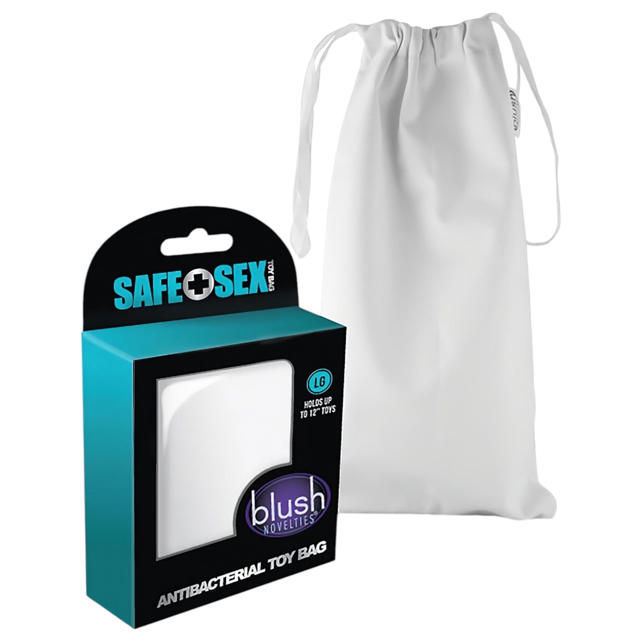 Safe Sex - antibakteriális diszkrét tároló táska (fehér, L) Safe Sex - antibakteriális diszkrét tároló táska (fehér, L)