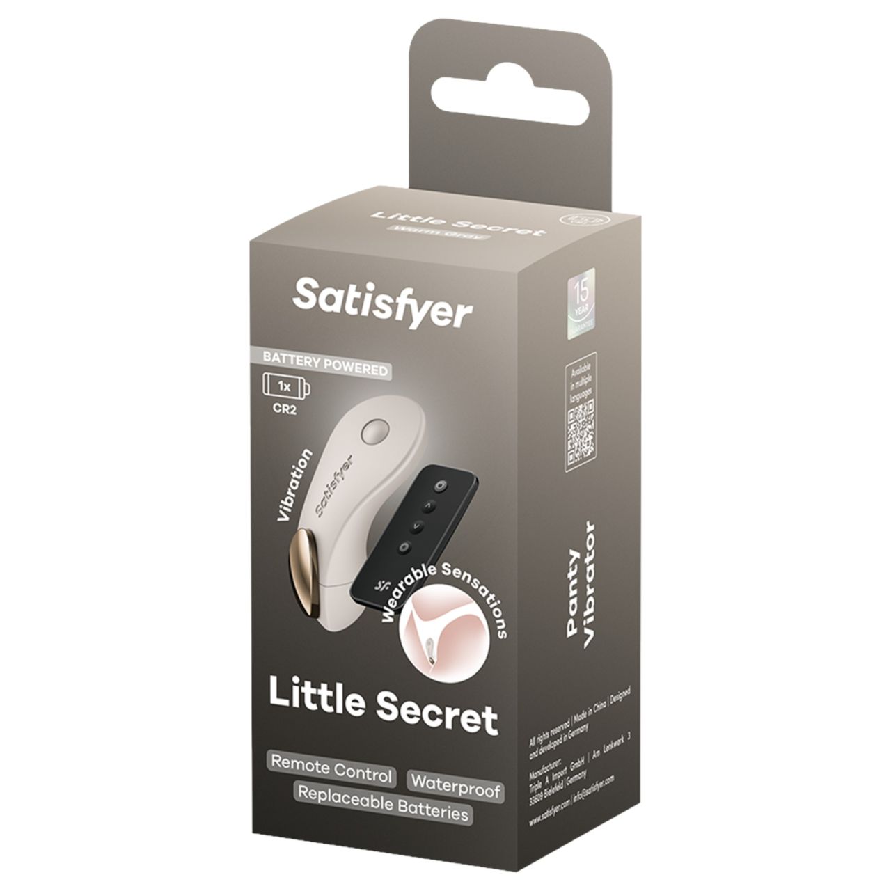 Satisfyer Little Secret - bugyivibrátor (fehér) Satisfyer Little Secret - bugyivibrátor (fehér)