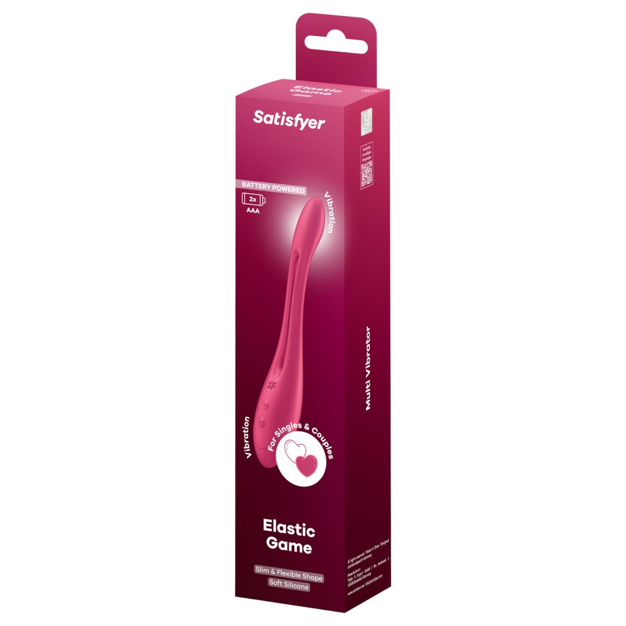 Satisfyer Elastic Game - flexibilis párvibrátor (pink) Satisfyer Elastic Game - flexibilis párvibrátor (pink)