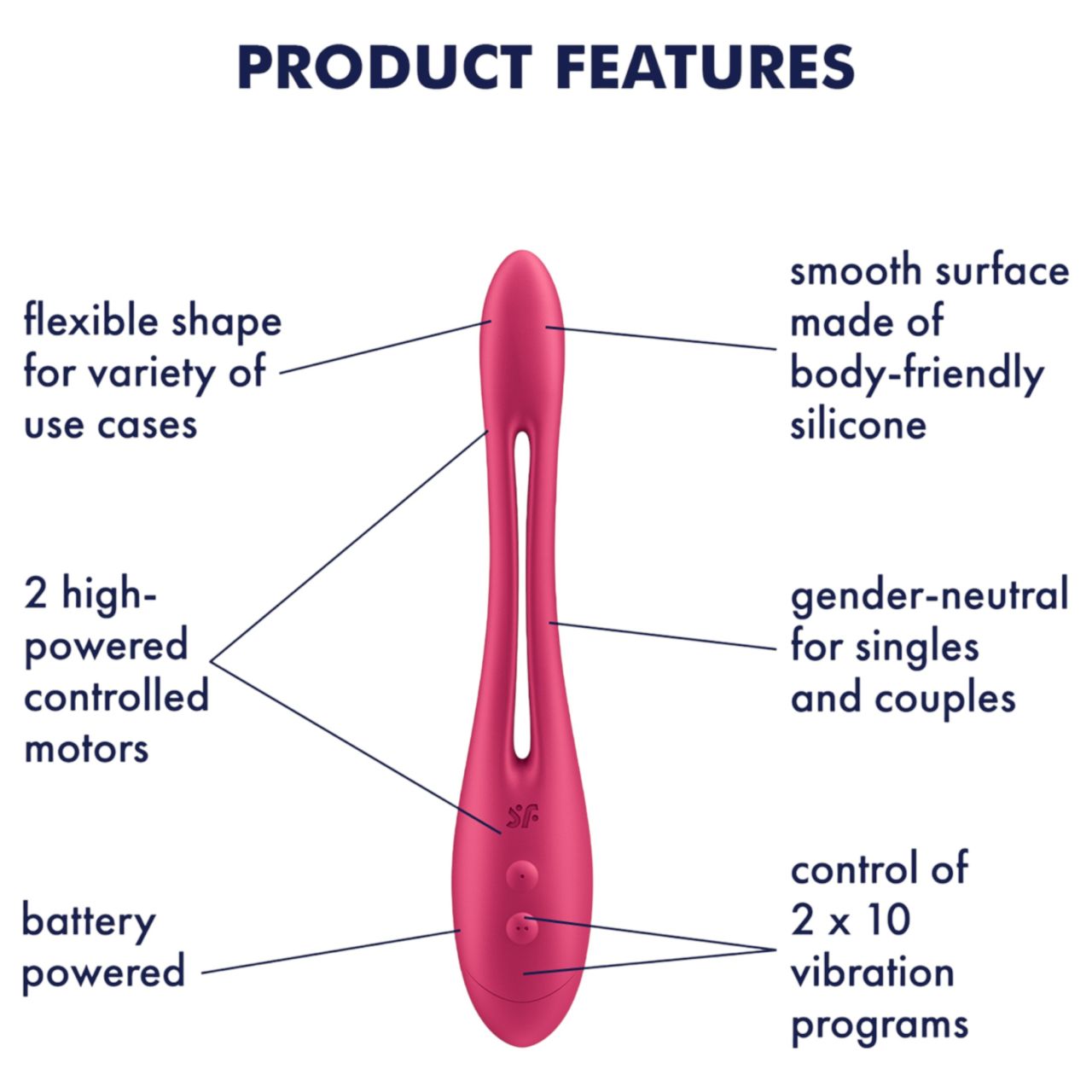 Satisfyer Elastic Game - flexibilis párvibrátor (pink) Satisfyer Elastic Game - flexibilis párvibrátor (pink)