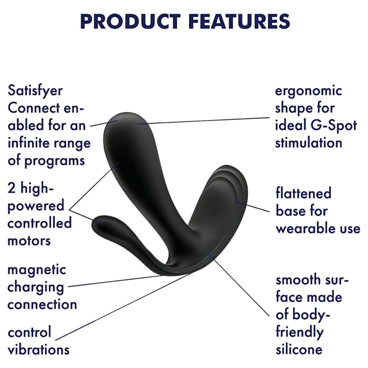 Satisfyer Top Secret+ - 3 ágú, hordható vibrátor (zöld) Satisfyer Top Secret+ - 3 ágú, hordható vibrátor (zöld)