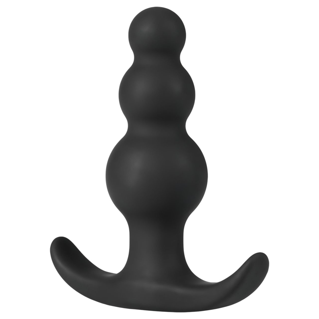 Anal Adventures Platinum - gyöngyös anál plug (fekete)