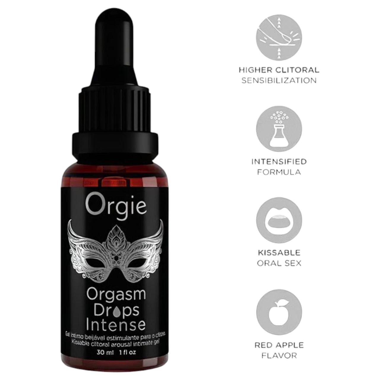 Orgie Orgasm Drops Intense - stimuláló intim gél nőknek (30 ml)