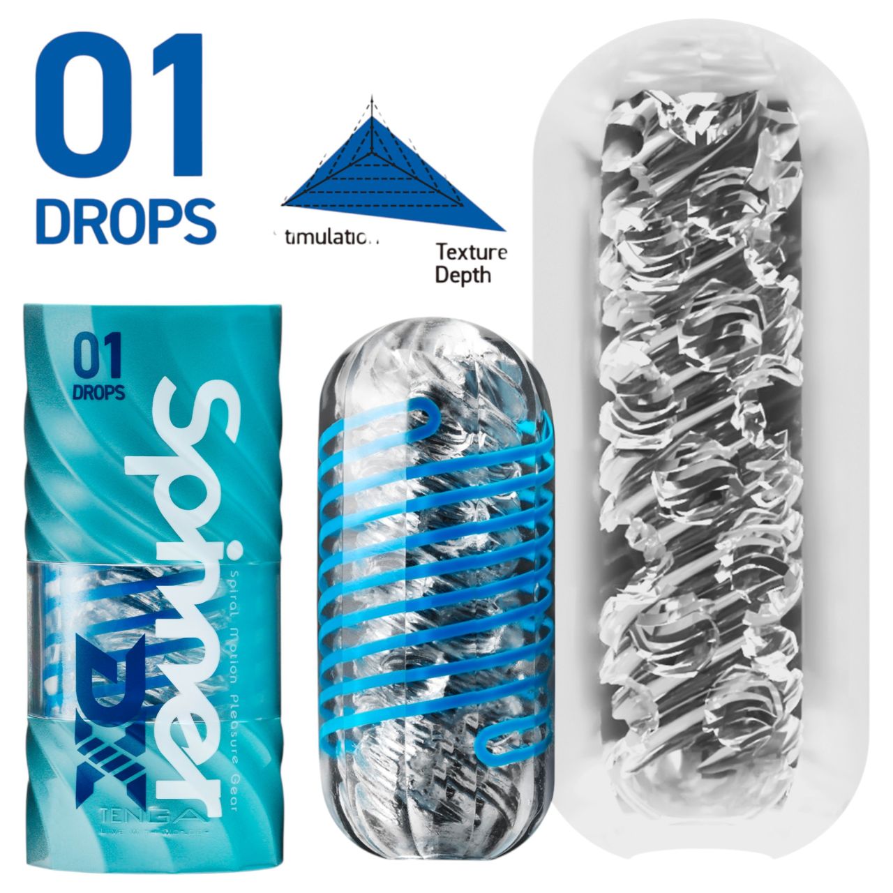 TENGA Spinner DX - maszturbátor (átlátszó) TENGA Spinner DX - maszturbátor (átlátszó)