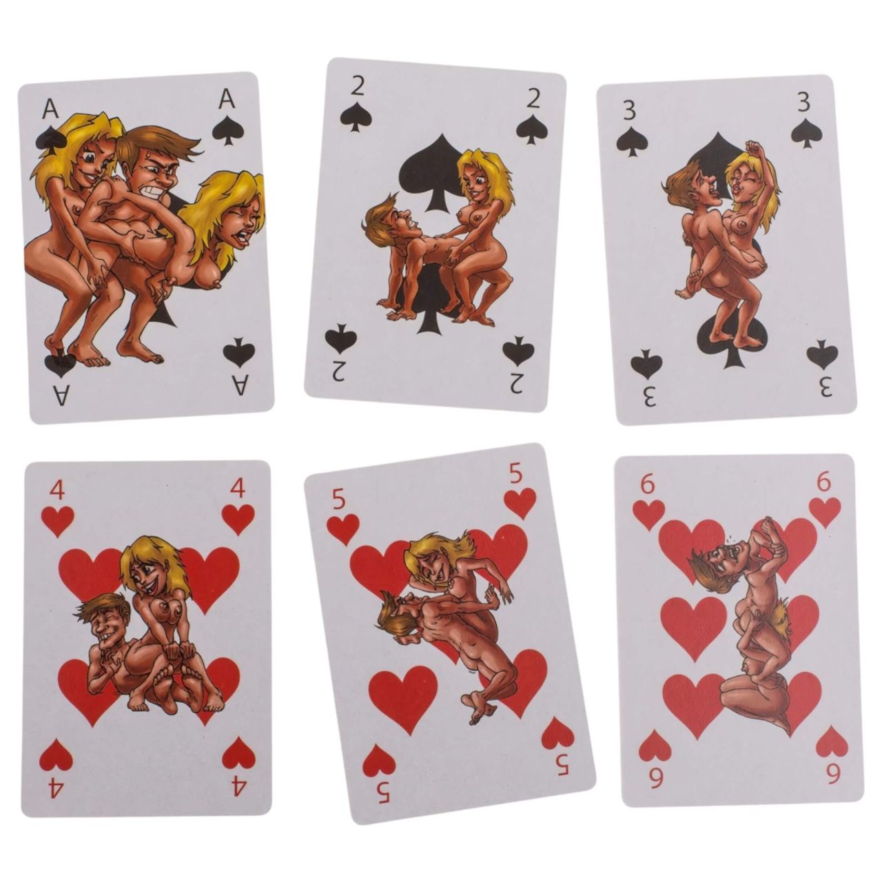 Kama Sutra - mókás francia kártya kínáló - 24 db Kama Sutra - mókás francia kártya kínáló - 24 db