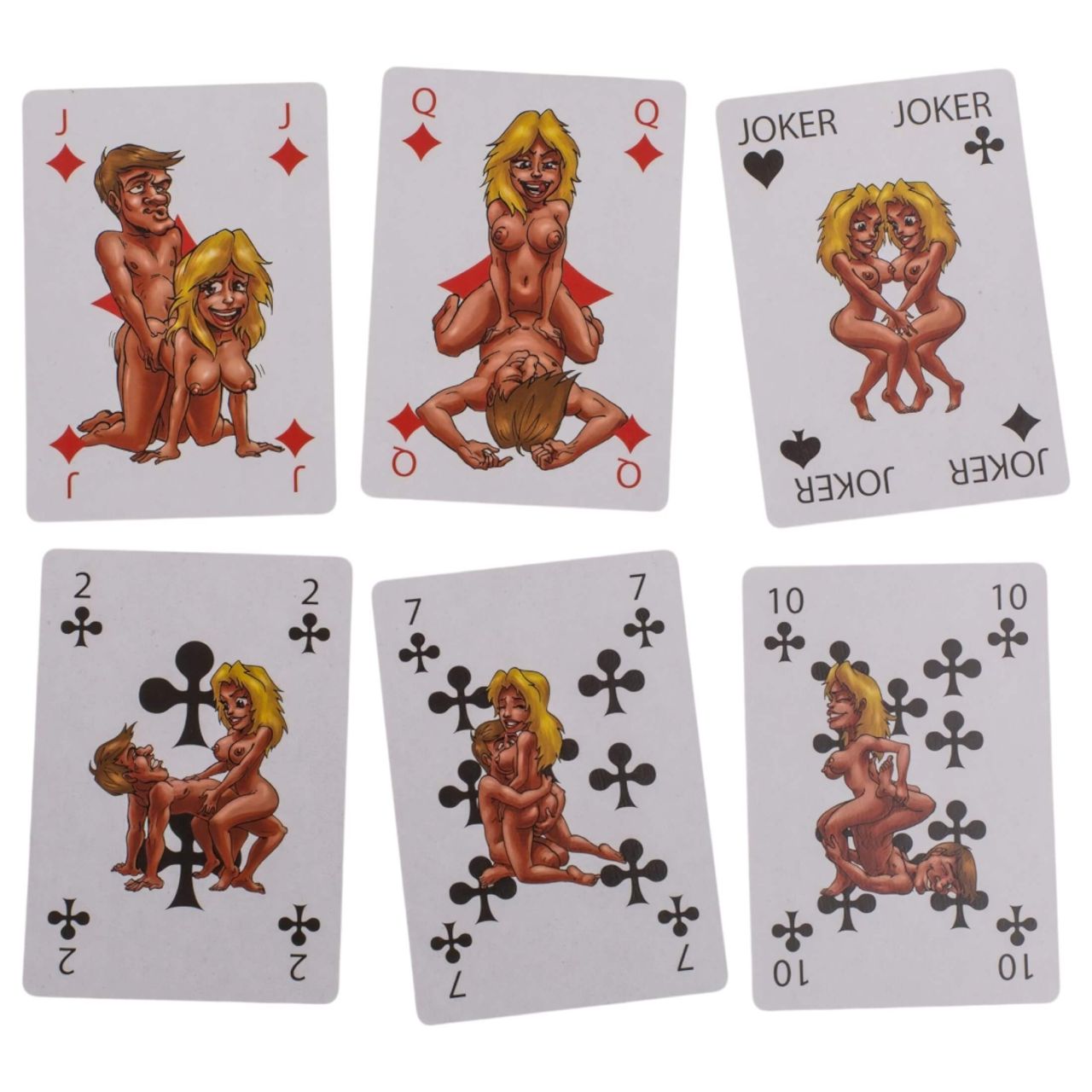 Kama Sutra - mókás francia kártya kínáló - 24 db Kama Sutra - mókás francia kártya kínáló - 24 db