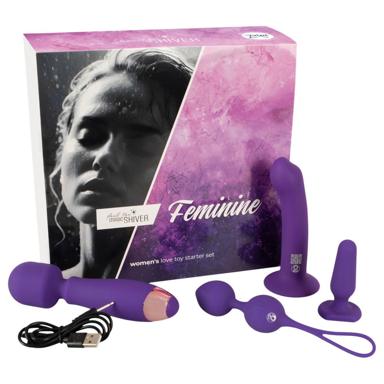 Magic Shiver Feminine - szexkészlet nőknek (4 részes) Magic Shiver Feminine - szexkészlet nőknek (4 részes)