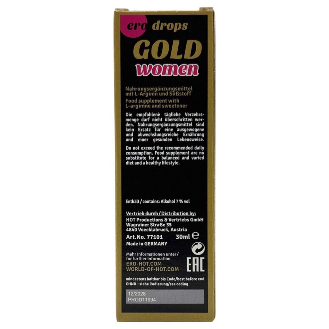 HOT Spanis Fly Gold Woman - afrodiziákum nőknek (30 ml) HOT Spanis Fly Gold Woman - afrodiziákum nőknek (30 ml)
