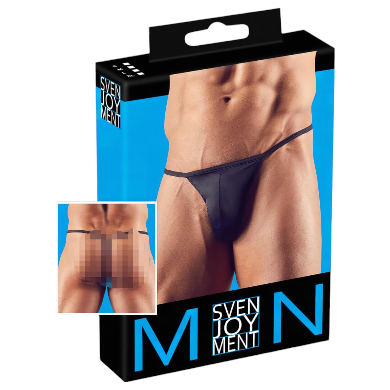 Svenjoyment - Minitanga férfiaknak (fekete) Svenjoyment - Minitanga férfiaknak (fekete)