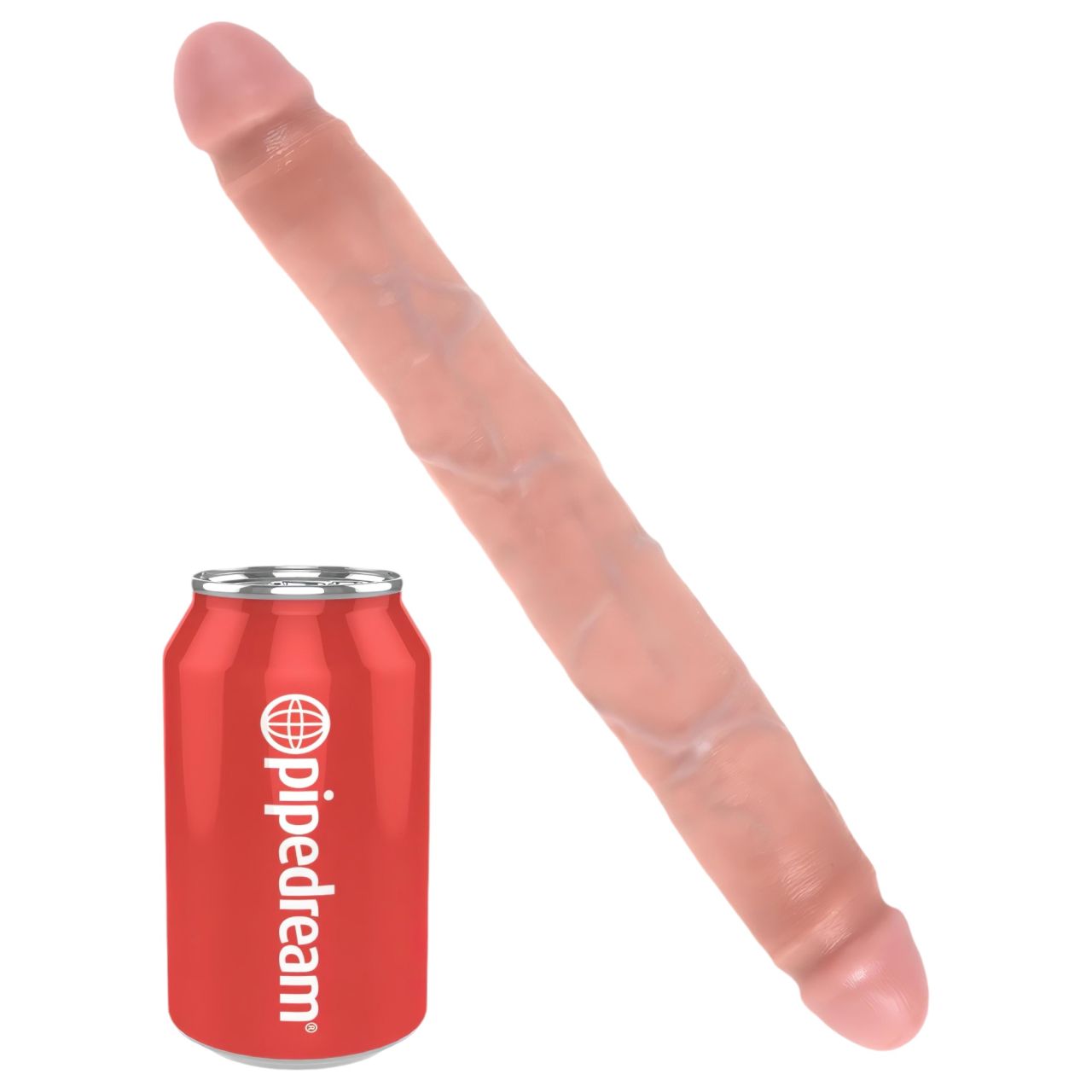 King Cock 12 Slim - élethű dupla dildó (31 cm, natúr) King Cock 12 Slim - élethű dupla dildó (31 cm, natúr)