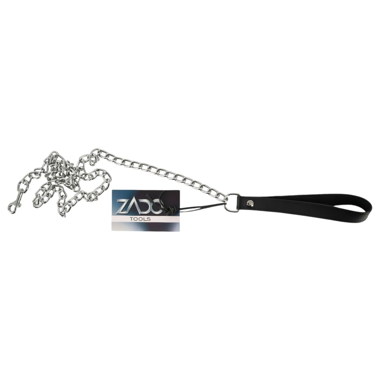 ZADO - fém BDSM póráz nyakörvhöz (ezüst) ZADO - fém BDSM póráz nyakörvhöz (ezüst)