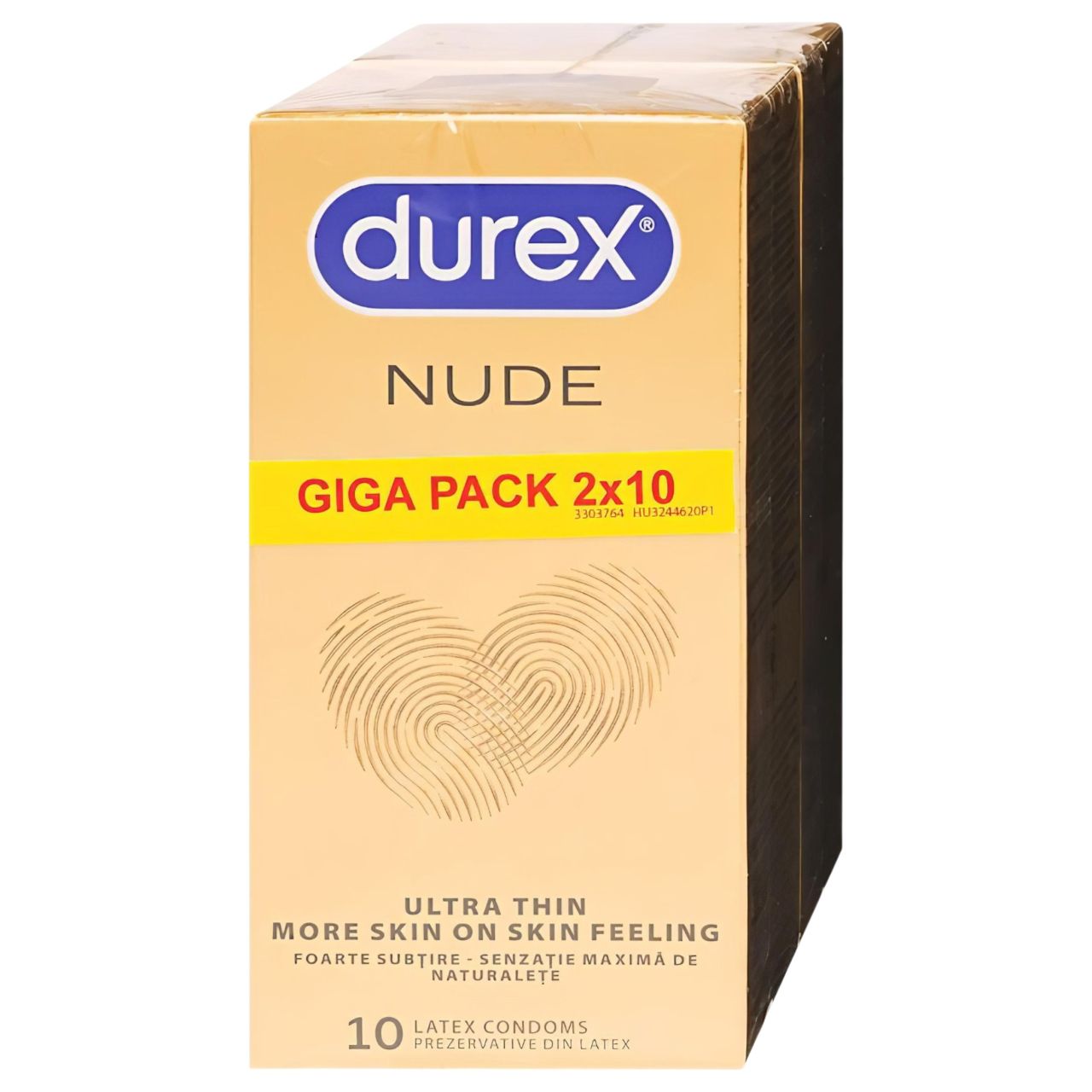 Durex Nude - ultra vékony óvszer (2x10 db)