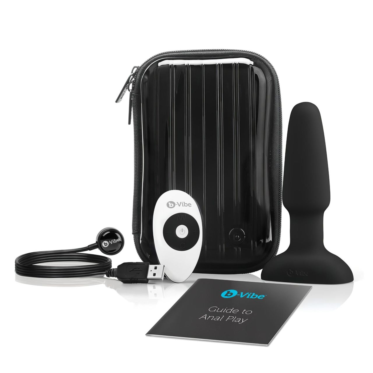 / b-Vibe - forgó gyöngyös, akkus anál vibrátor (fekete) / b-Vibe - forgó gyöngyös, akkus anál vibrátor (fekete)