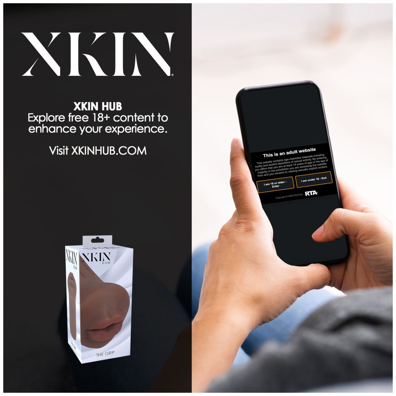XKIN - műszáj maszturbátor - S (sötét natúr) XKIN - műszáj maszturbátor - S (sötét natúr)