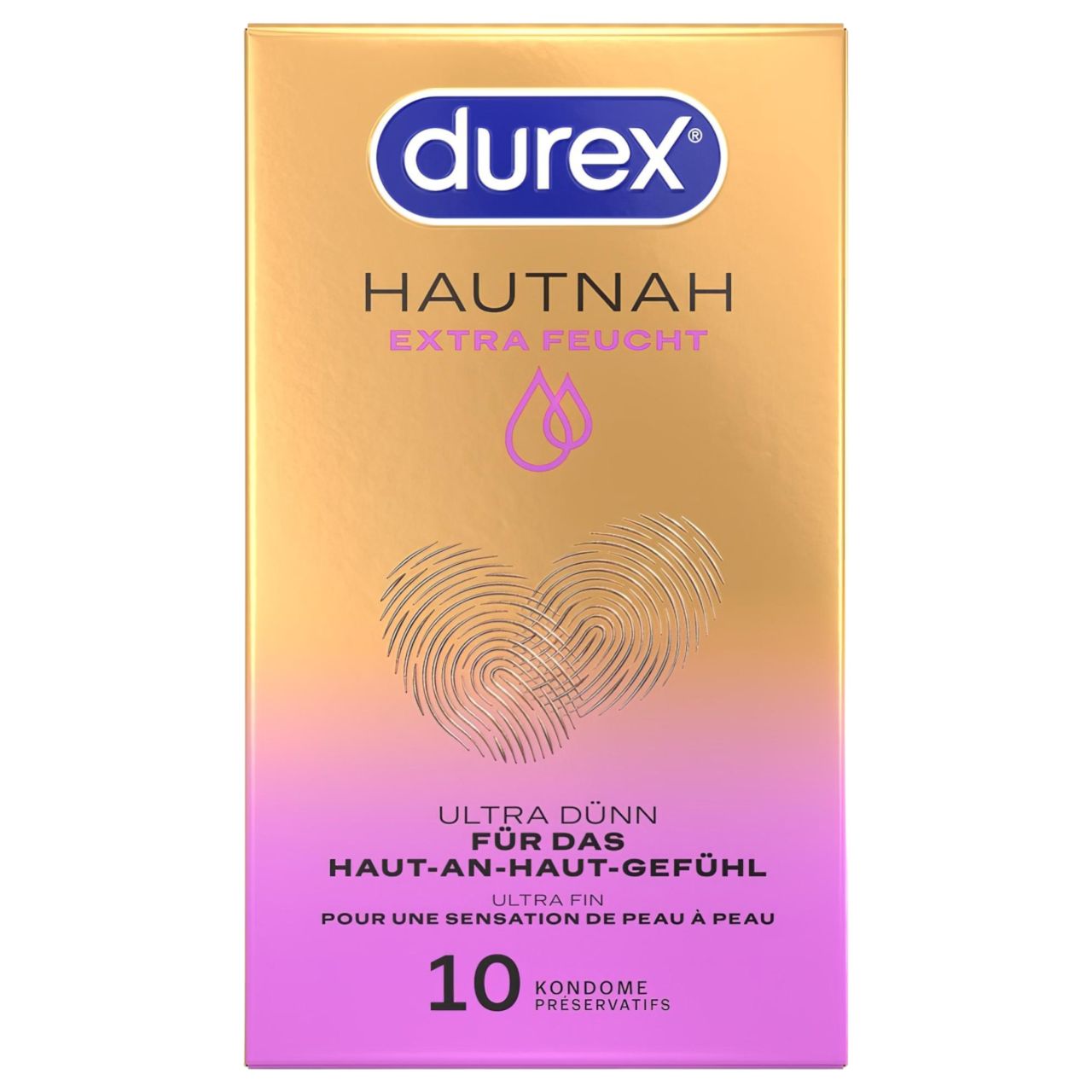 Durex Hautnah - extra síkosított óvszer (10 db) Durex Hautnah - extra síkosított óvszer (10 db)