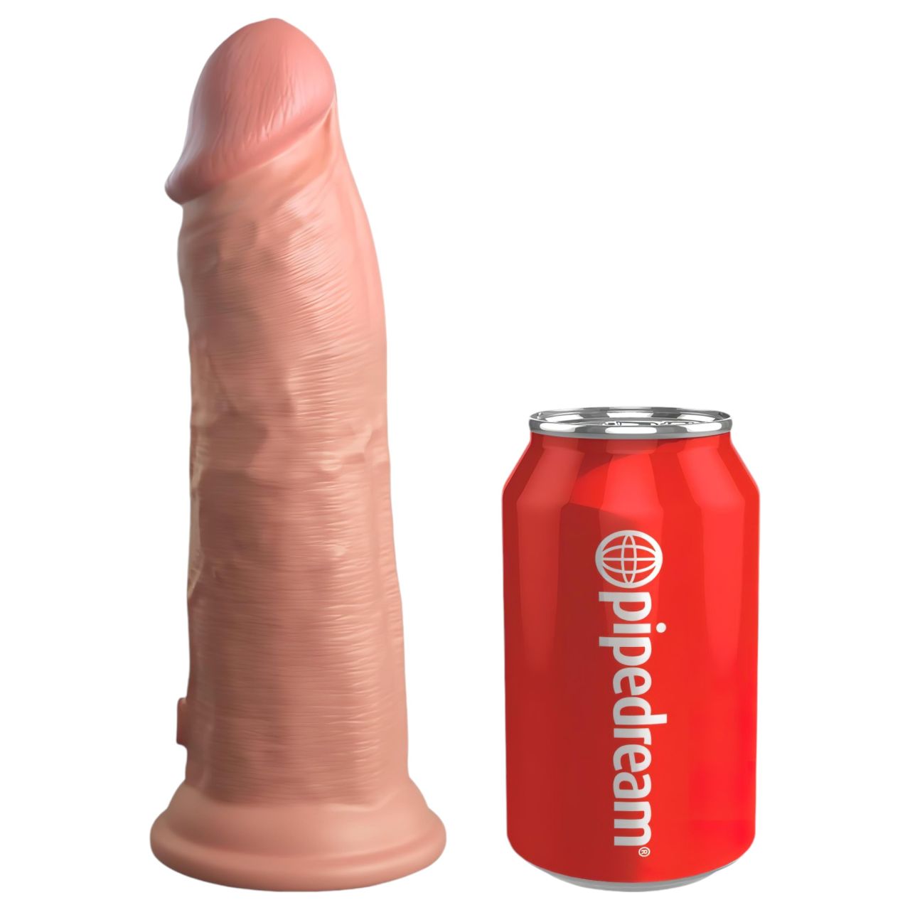 King Cock Elite 8 - tapadókorongos vibrátor (20 cm, testszínű) King Cock Elite 8 - tapadókorongos vibrátor (20 cm, testszínű)