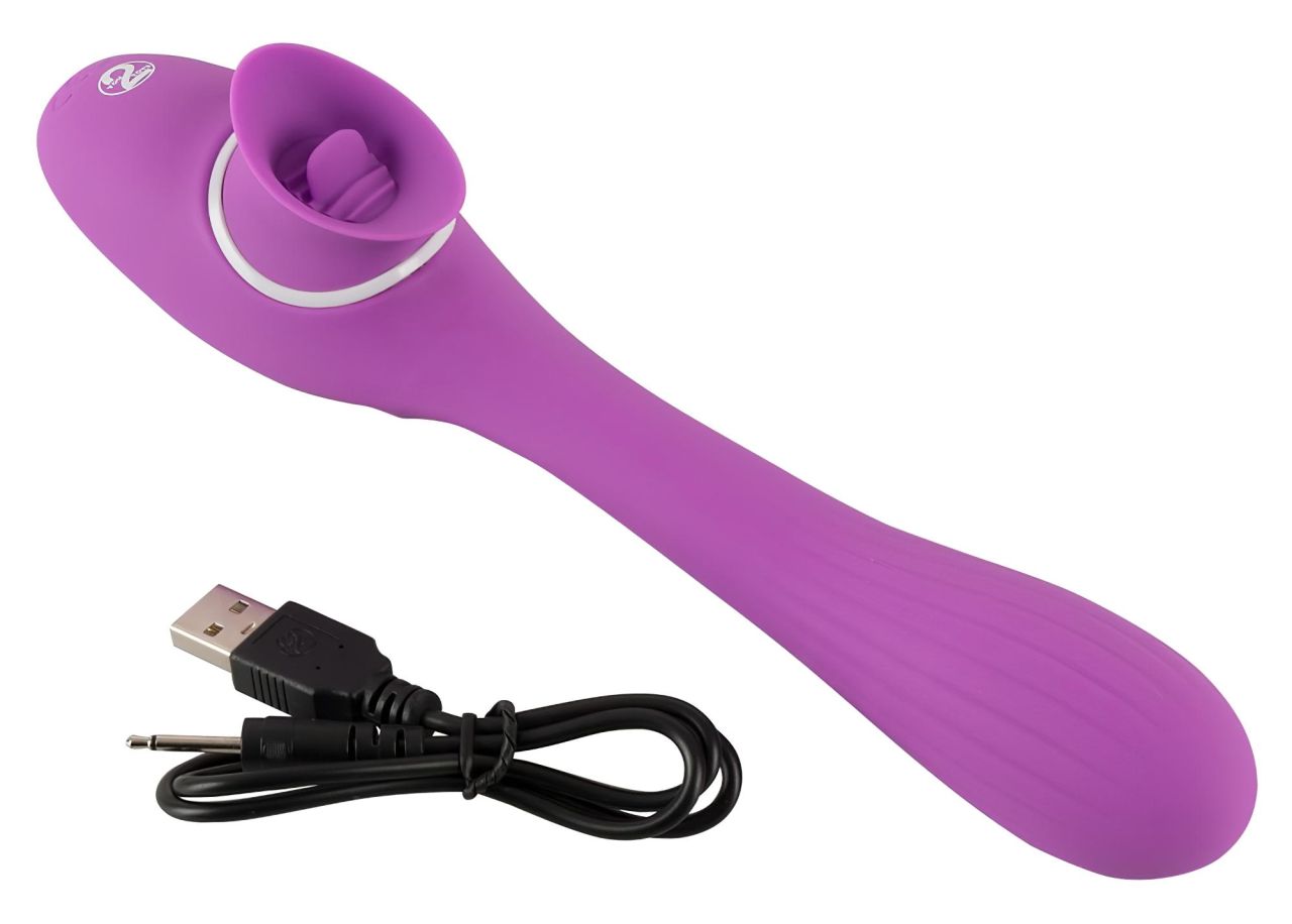 You2Toys 2 Function Vibe - akkus 2in1 vibrátor (lila) You2Toys 2 Function Vibe - akkus 2in1 vibrátor (lila)