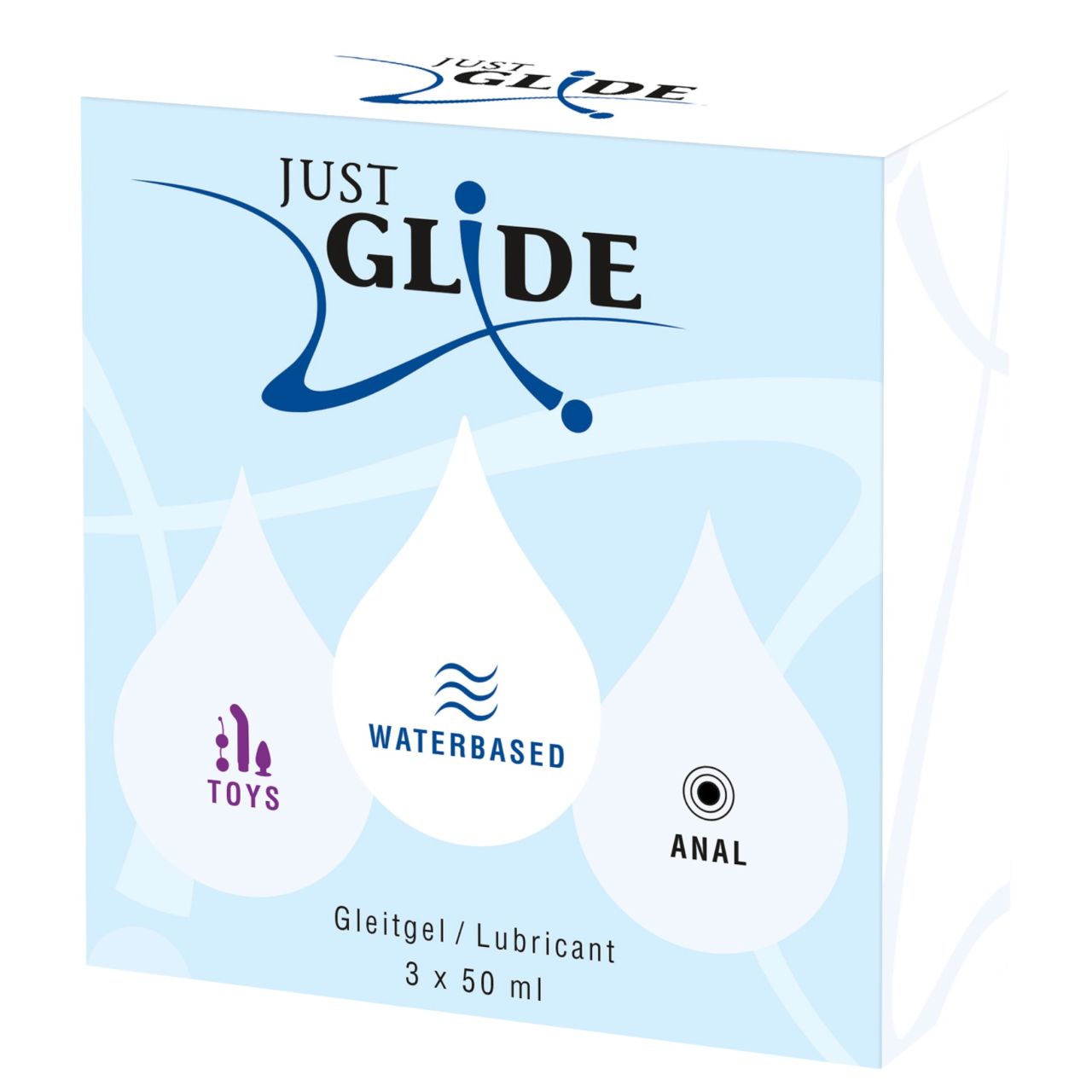 Just Glide síkosító szett (3x50 ml) Just Glide síkosító szett (3x50 ml)