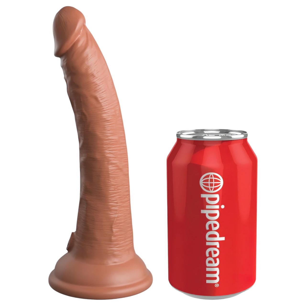 King Cock Elite Comfy - felcsatolható dildó hámmal (sötét natúr) King Cock Elite Comfy - felcsatolható dildó hámmal (sötét natúr)
