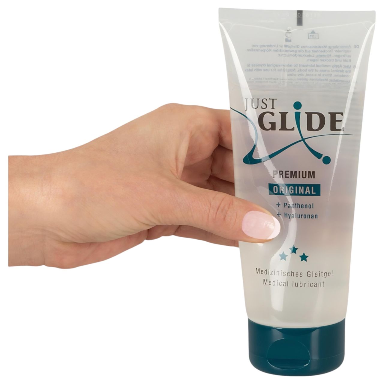Just Glide Premium Original - vegán, vízbázisú síkosító (200 ml)