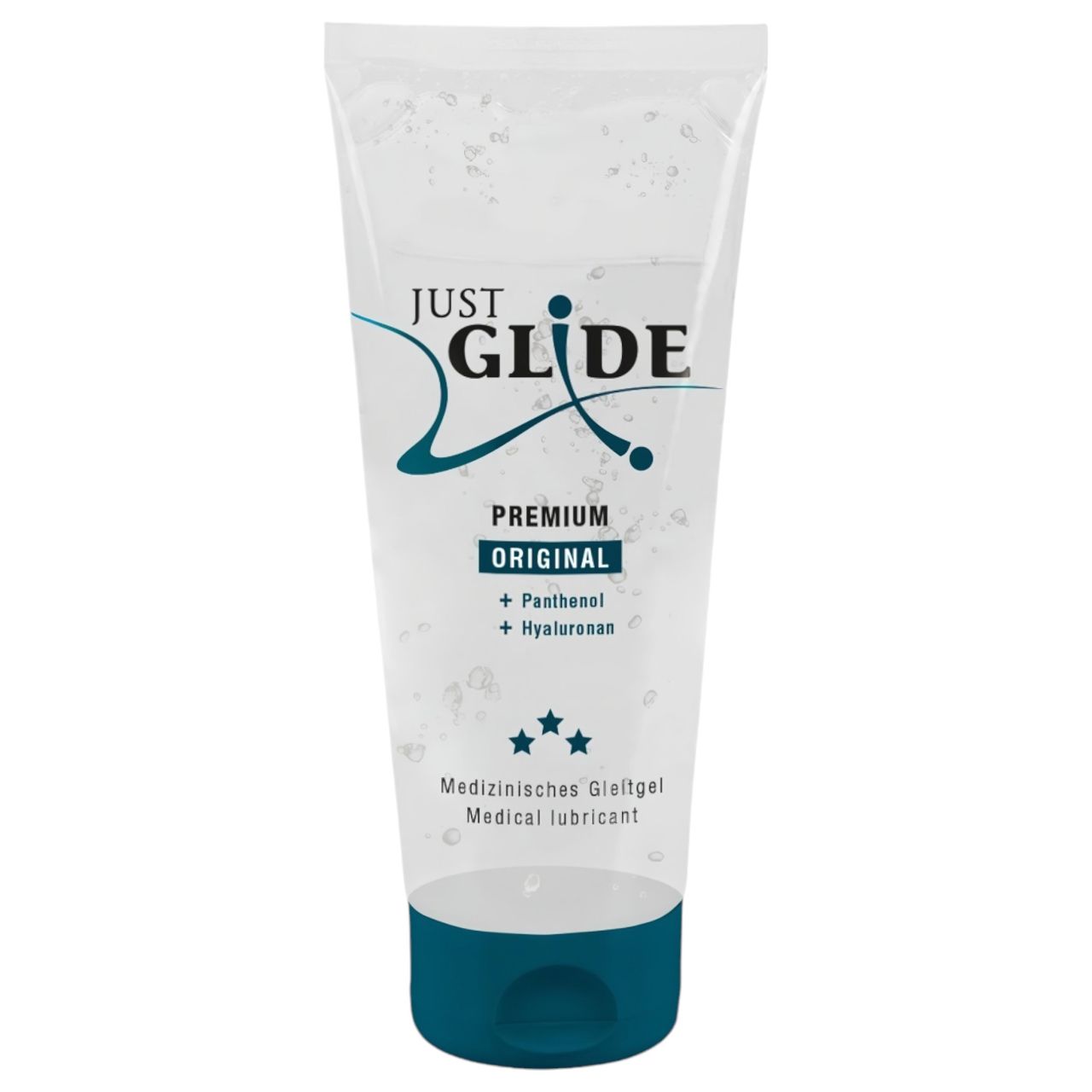 Just Glide Premium Original - vegán, vízbázisú síkosító (200 ml)