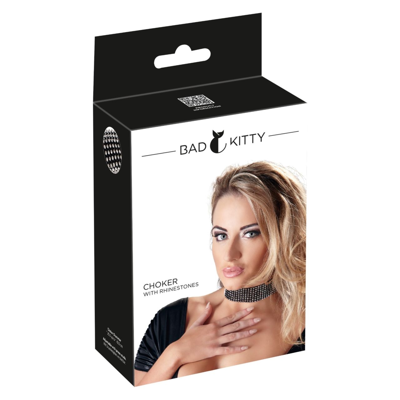Bad Kitty - strasszos nyakpánt (fekete) Bad Kitty - strasszos nyakpánt (fekete)