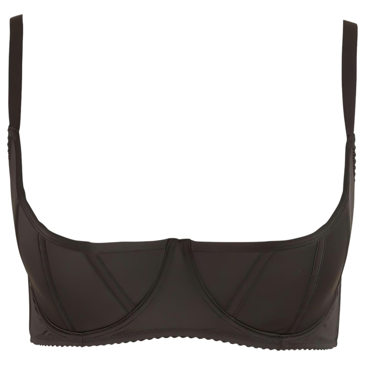 Cottelli Plus Size - merevített mellemelő (fekete) Cottelli Plus Size - merevített mellemelő (fekete)