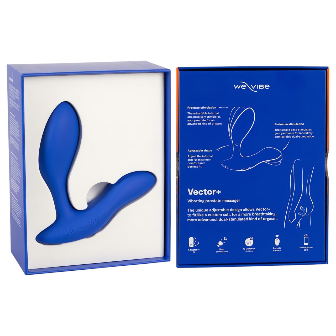 We-Vibe Vector+ – App-vezérelt análvibrátor (kék) We-Vibe Vector+ – App-vezérelt análvibrátor (kék)