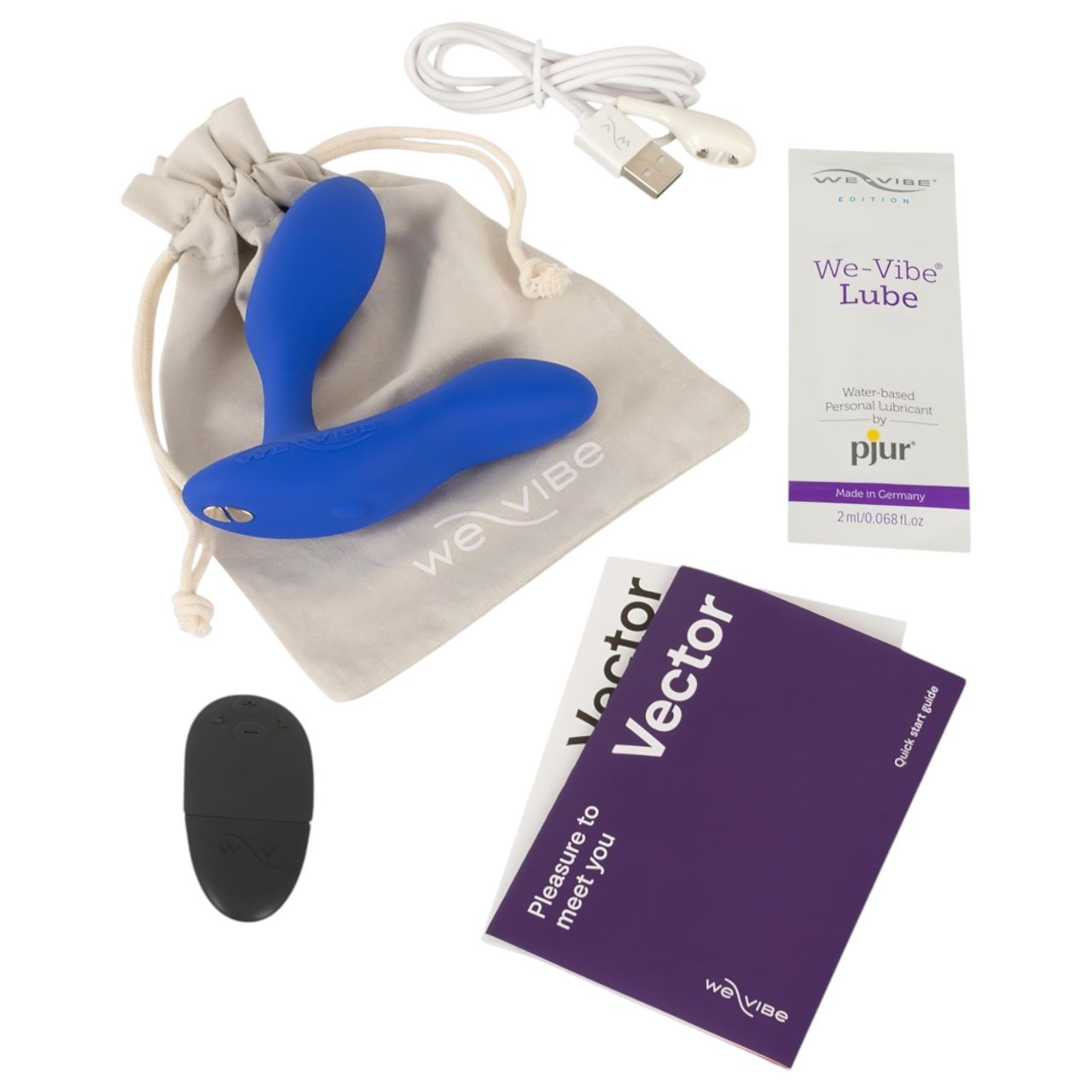 We-Vibe Vector+ – App-vezérelt análvibrátor (kék) We-Vibe Vector+ – App-vezérelt análvibrátor (kék)