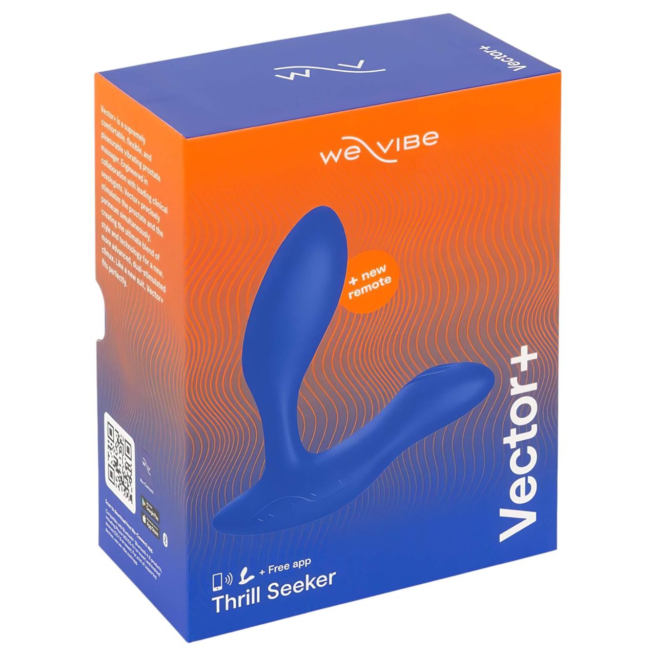 We-Vibe Vector+ – App-vezérelt análvibrátor (kék) We-Vibe Vector+ – App-vezérelt análvibrátor (kék)