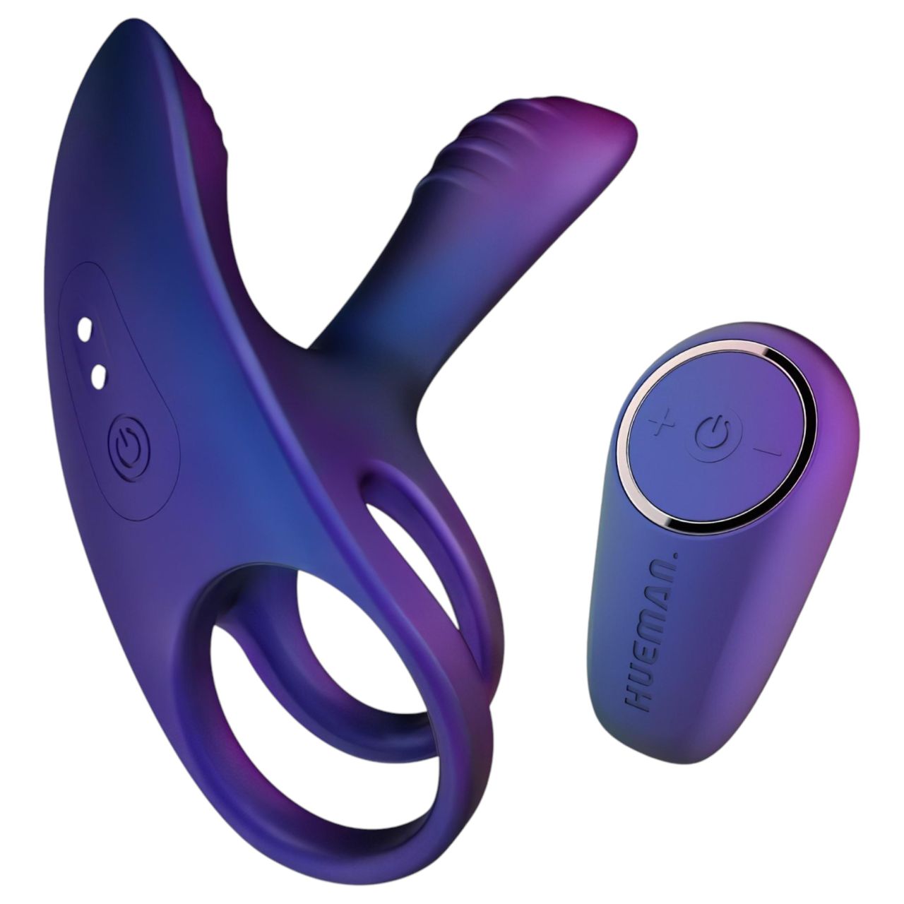 Hueman Infinity Ignite - vibrációs pénisz- és heregyűrű (lila) Hueman Infinity Ignite - vibrációs pénisz- és heregyűrű (lila)