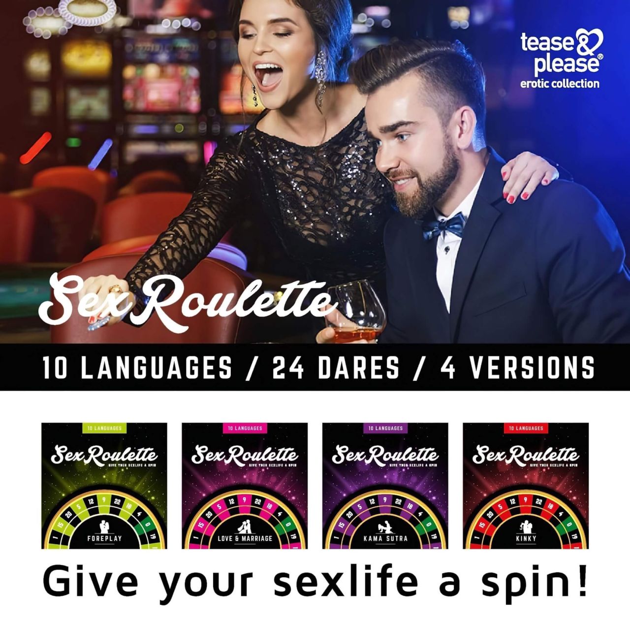 tease & please - Sex Roulette Kinky - Erotikus Rulett Társasjáték Pároknak