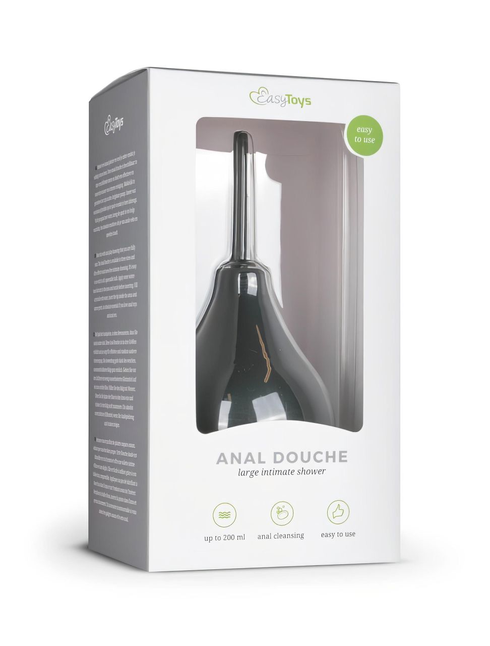 EasyToys - anál zuhany - nagy (fekete) EasyToys - anál zuhany - nagy (fekete)