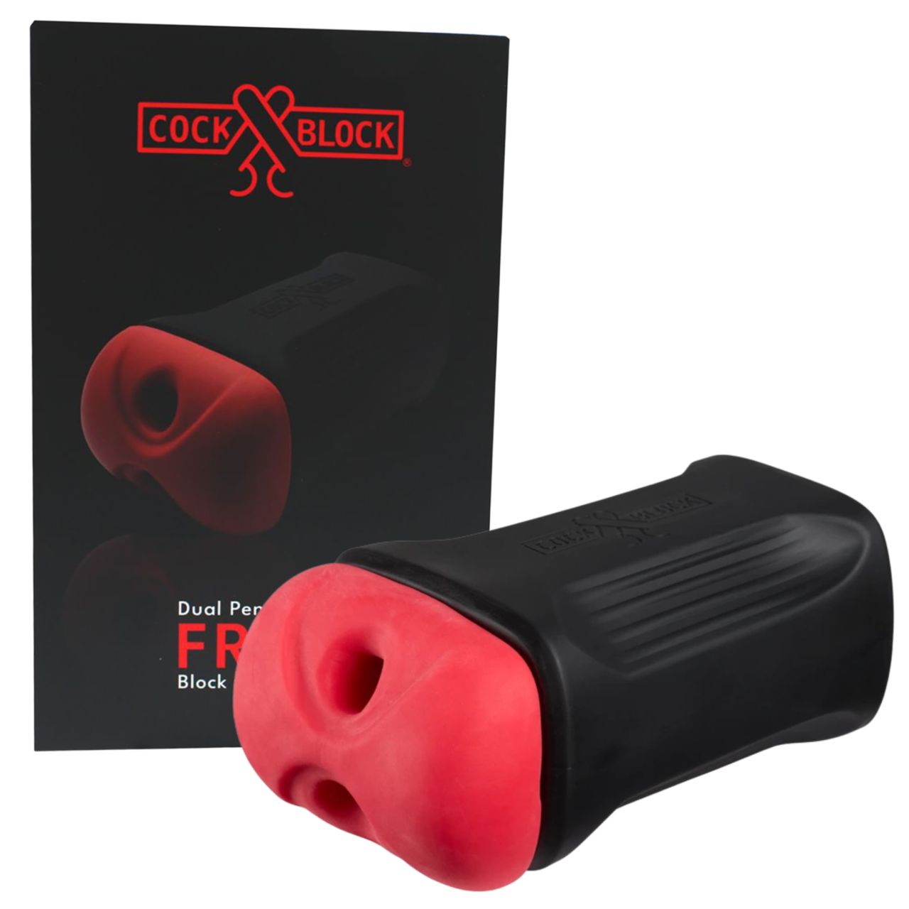 CockBlock - FROT páros maszturbátor (fekete) CockBlock - FROT páros maszturbátor (fekete)
