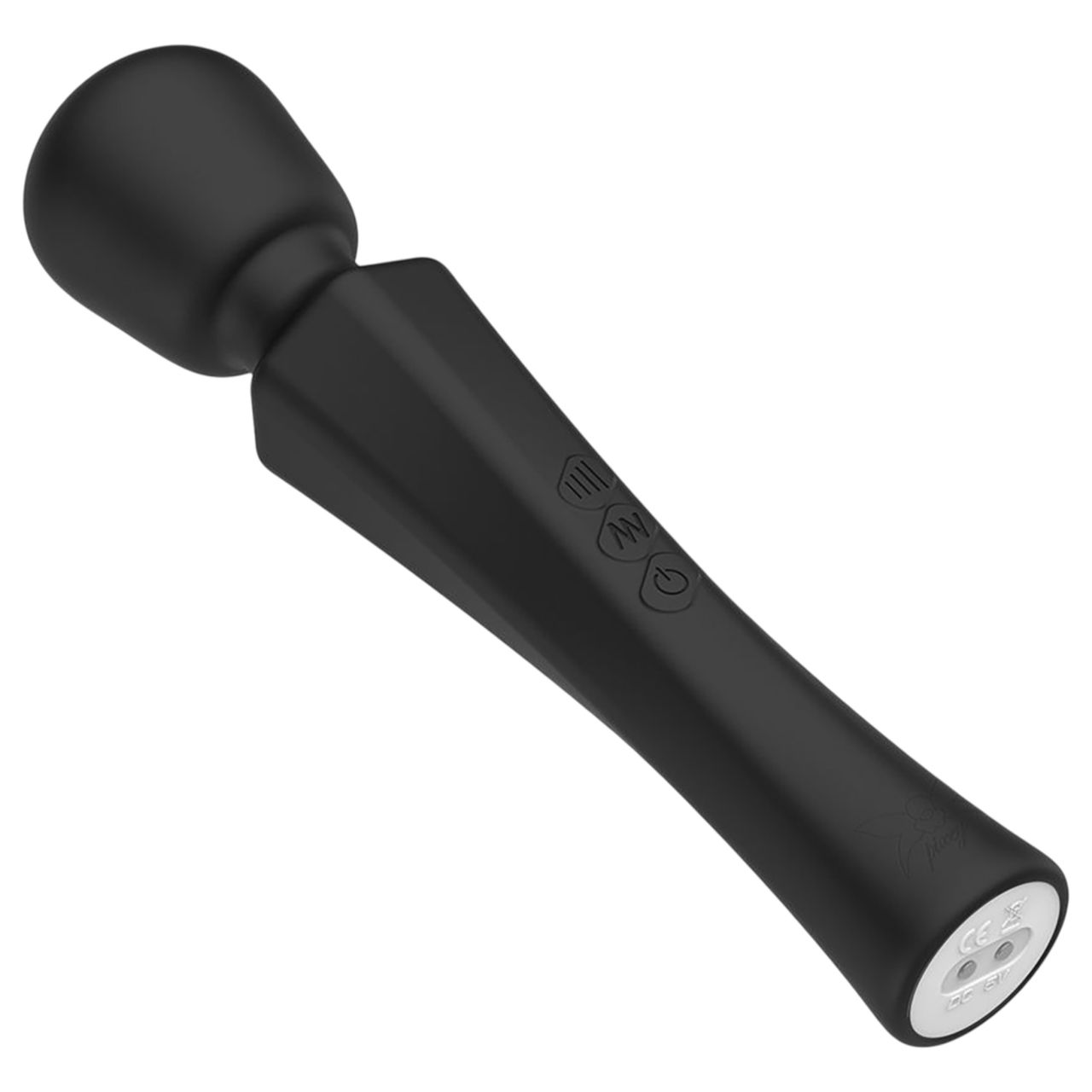 Pixey Aquamini - mini wand vibrátor (fekete) Pixey Aquamini - mini wand vibrátor (fekete)