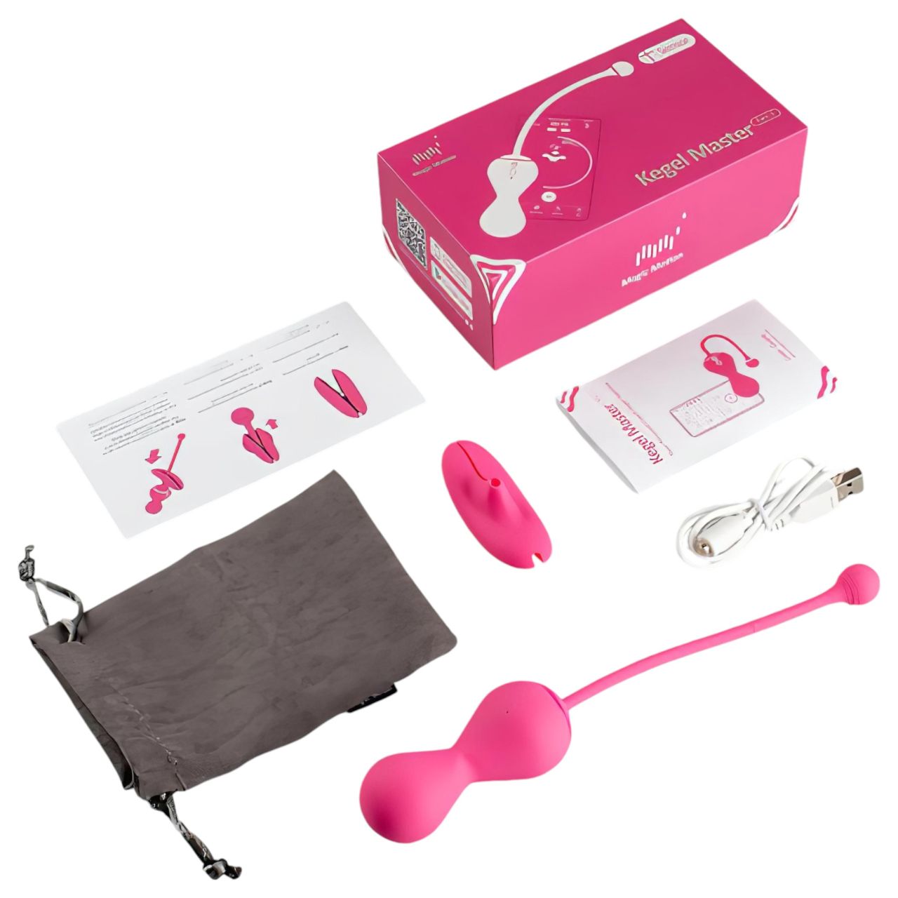 Magic Motion Kegel Master - App-vezérelt vibrációs gésagolyó (pink) Magic Motion Kegel Master - App-vezérelt vibrációs gésagolyó (pink)