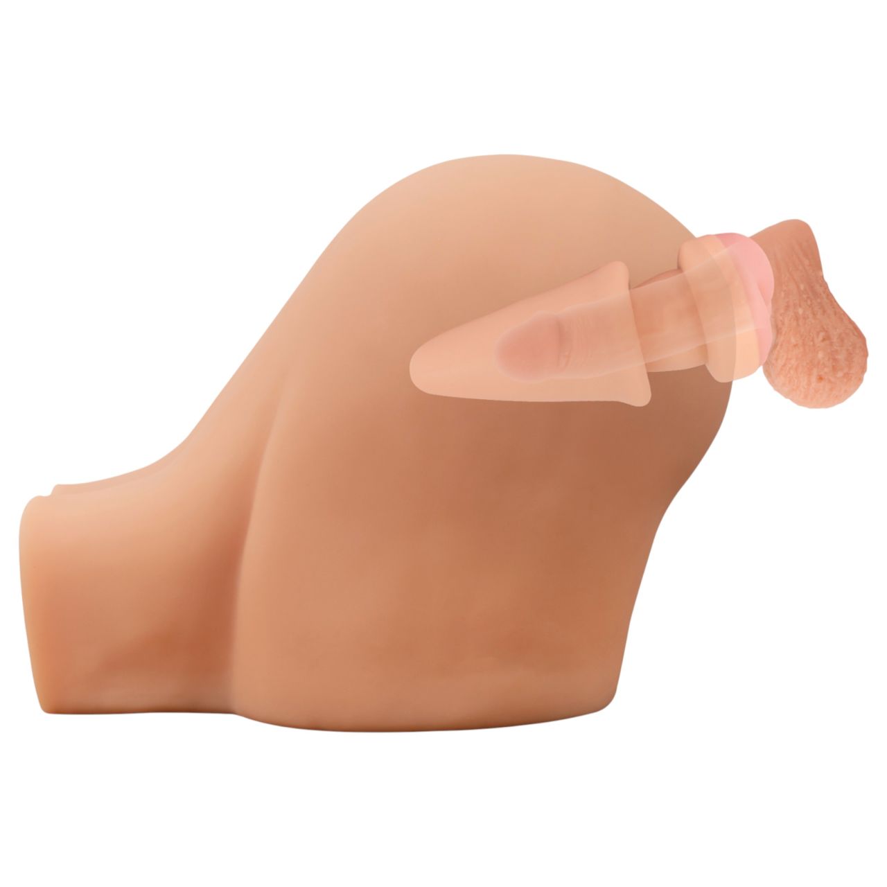 Nature Skin - anál plug és péniszköpeny (testszínű)
