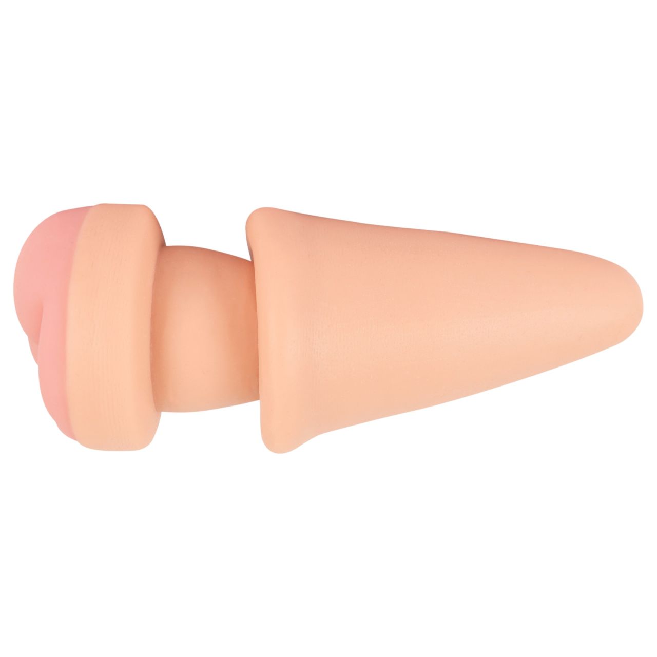 Nature Skin - anál plug és péniszköpeny (testszínű)