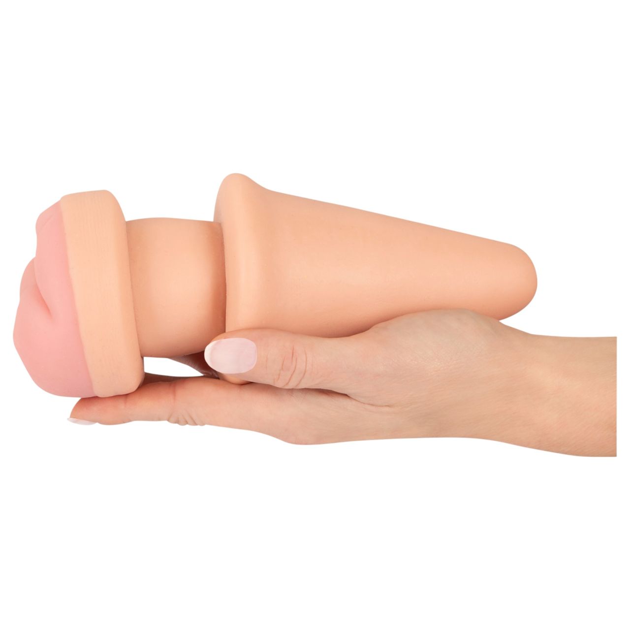 Nature Skin - anál plug és péniszköpeny (testszínű)