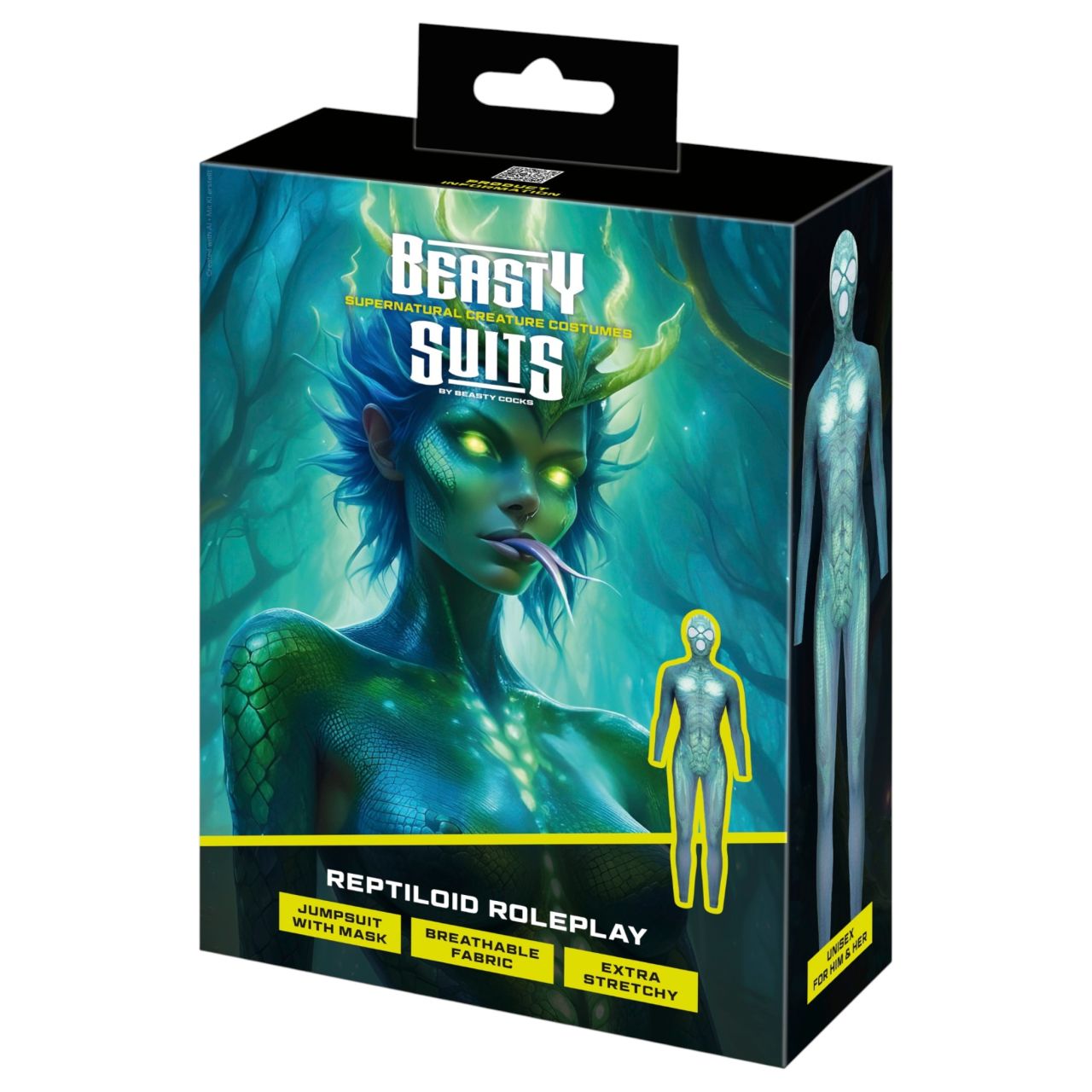 Beasty Suits Reptiloid Roleplay - hüllő szerepjáték jelmez maszkkal (zöld) Beasty Suits Reptiloid Roleplay - hüllő szerepjáték jelmez maszkkal (zöld)