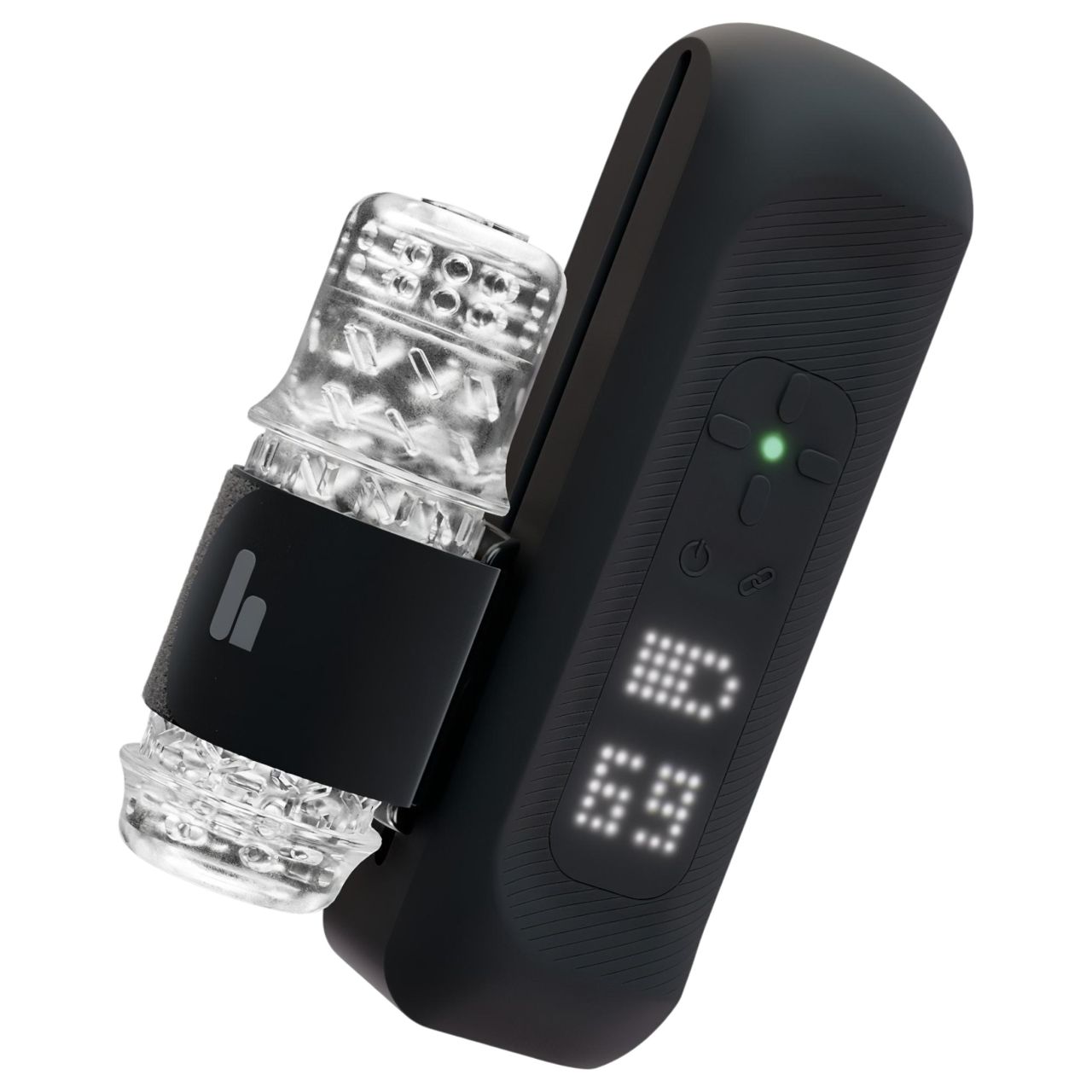 The Handy 2 - Interaktív férfi maszturbátor (fekete)