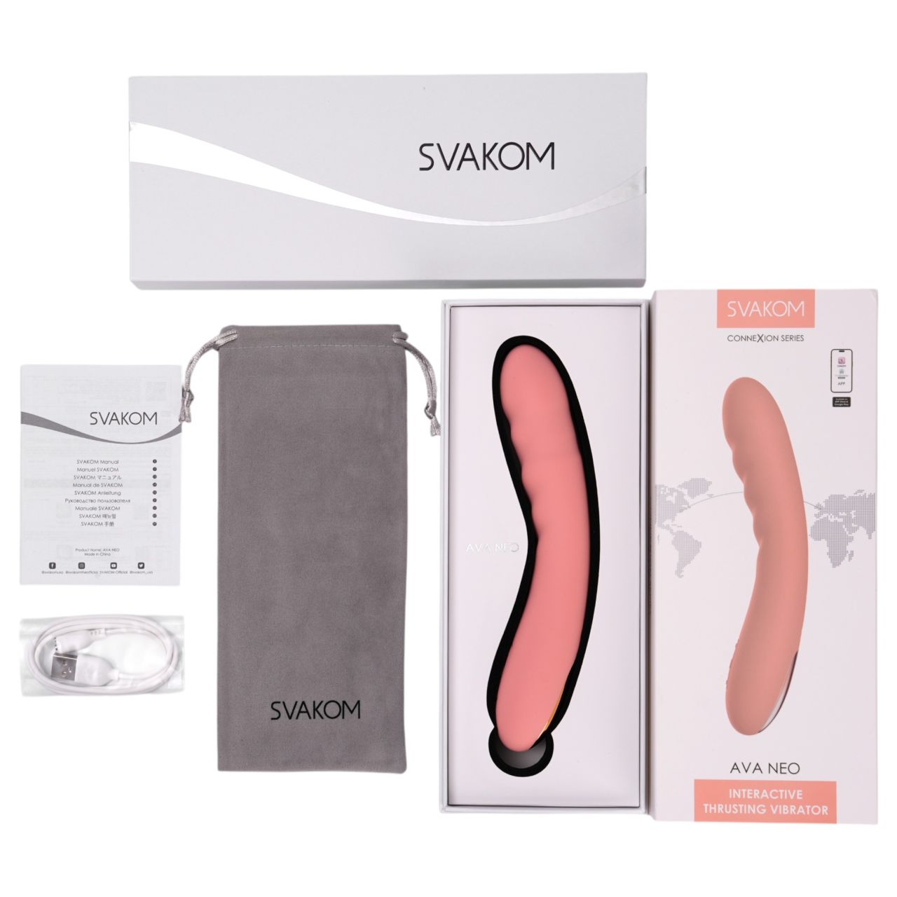 Svakom Ava Neo – okos app-vezérelt lökő G-pont vibrátor (pink) Svakom Ava Neo – okos app-vezérelt lökő G-pont vibrátor (pink)