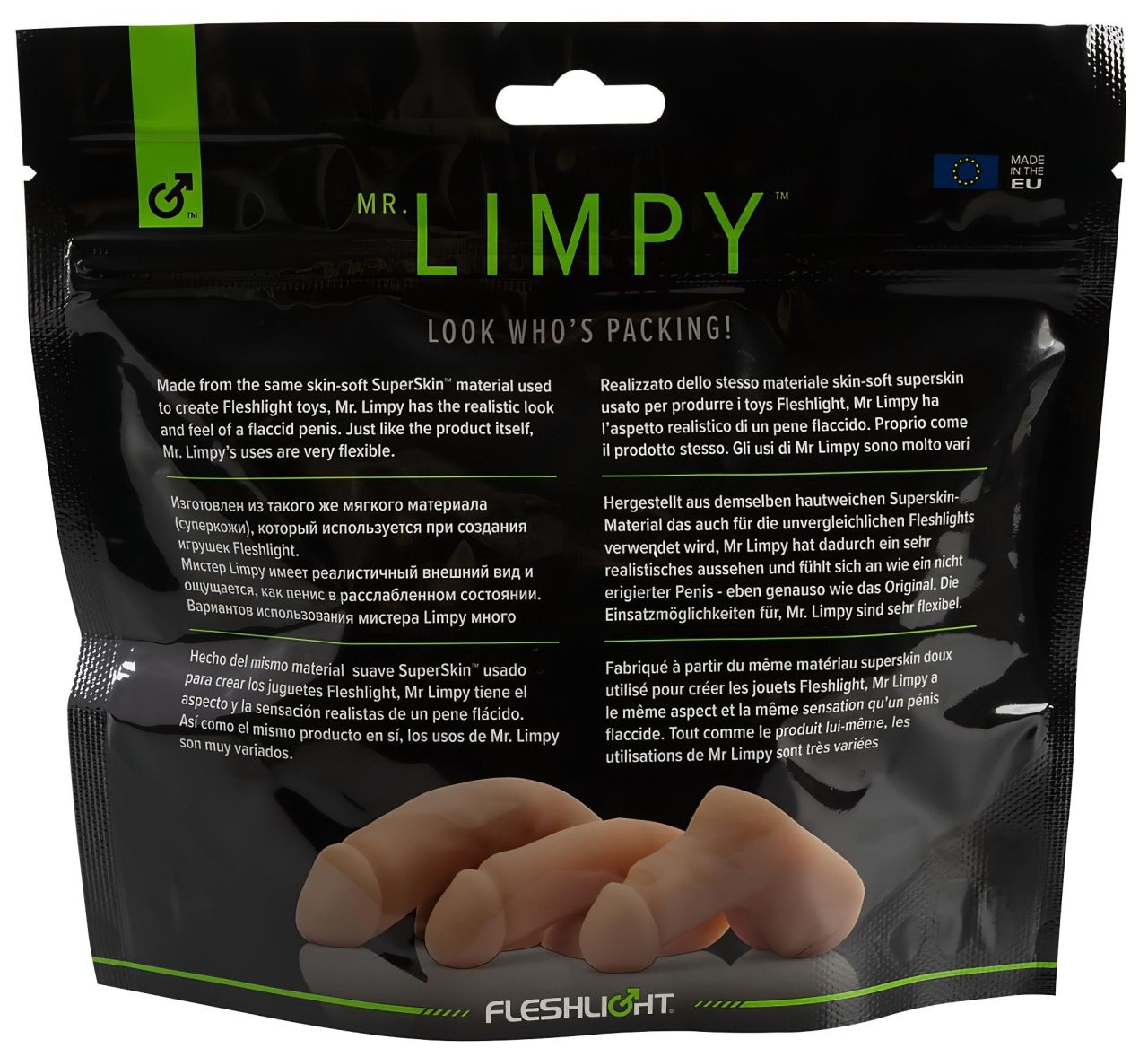 Fleshlight - Mr. Limpy - nagy élethű dildó (testszínű) Fleshlight - Mr. Limpy - nagy élethű dildó (testszínű)