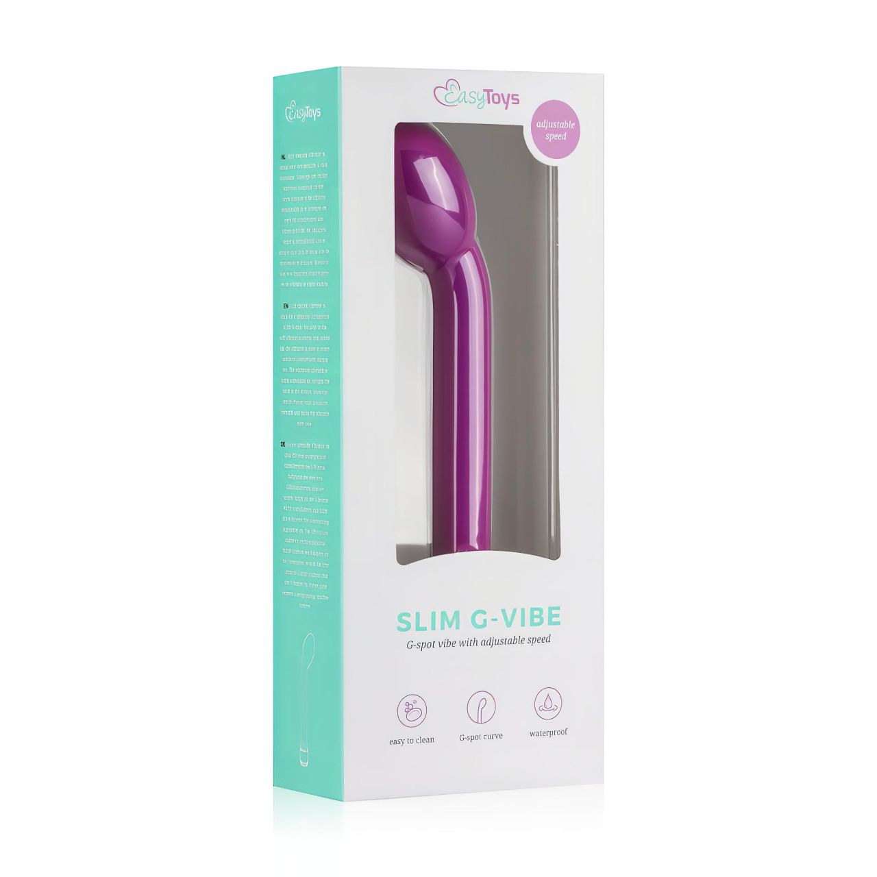 EasyToys Slim - G-pont vibrátor (lila)